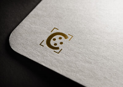 “C” Capture Typography Logo Design