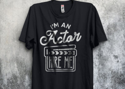 Actor T-Shirt Design
