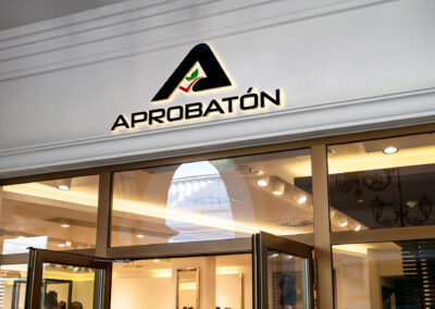 APROBATÓN Typography Logo Design