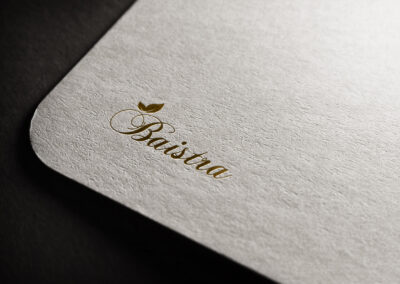 Baistra Typography Logo Design