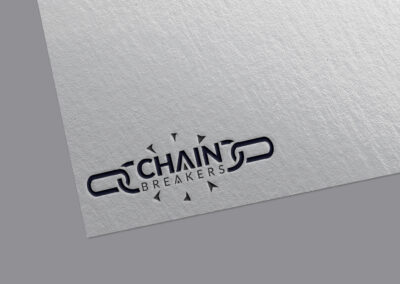 Chain Breakers Typography Logo Design