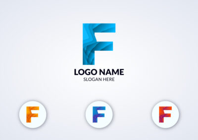 “F” Modern Abstract Logo
