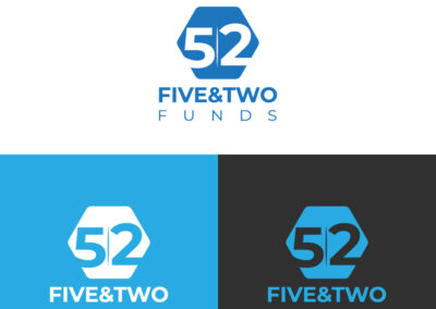 Five&Two Funds Typography Logo Design