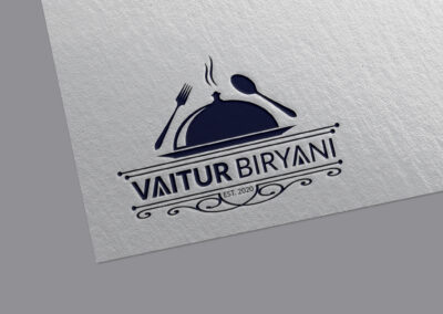 Restaurant Typography Logo Design